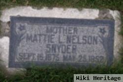 Martha Catherine "mattie" Linn Snyder