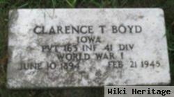 Pvt Clarence T. Boyd