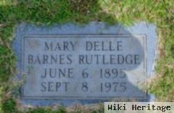 Mary Delle Barnes Rutledge