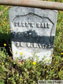 Pvt Frederick Bale