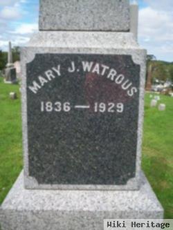 Mary J Watrous