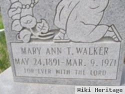 Mary Ann T Toudouze Walker