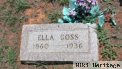 Sarah Ellen "ella" Wommack Goss