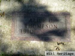 Alice C Thompson