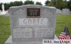 Sgt Martin G Goetz