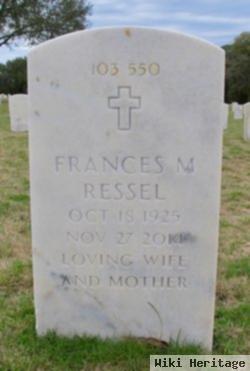 Frances M Ressel