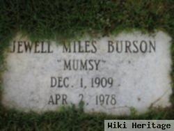 Jewell "mumsy" Miles Burson