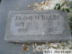 Frances Mae "fannie" Turner Coram Bailey