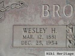 Wesley H Brown