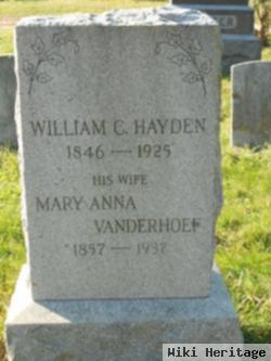 Mary Anna Vanderhoef Hayden