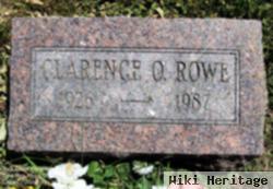 Clarence O Rowe