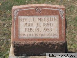 Rev J L Mecklin