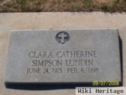 Clara Catherine Simpson Lundin