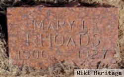 Mary L Rhoads