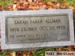 Sarah Faber Allman