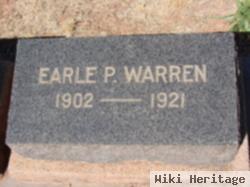 Earle P Warren