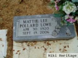 Mattie Lee Pollard Lowe