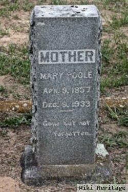 Mary "mollie" Elrod Poole