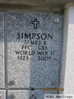 James K Simpson