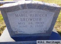 Mabel Rebecca Watts Browder