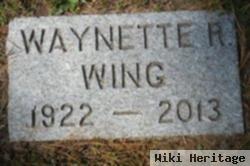 Waynette R Wing