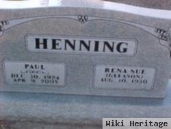 Rena Sue Gleason Henning