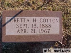 Loretta Hettie Mcintire Cotton