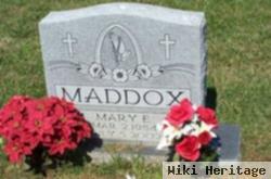 Mary E Maddox