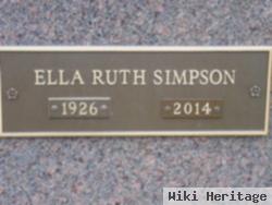 Ella Ruth Lowery Simpson