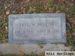 Faye W Mcleod