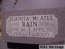 Juanita Maurice Newkirk Mcatee Bain