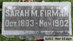 Sarah M Firman