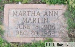 Martha Ann Martin