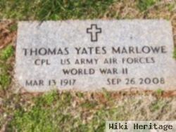 Thomas Yates "tom" Marlowe