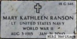 Mary Kathleen Ranson