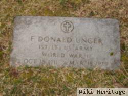 F Donald Unger