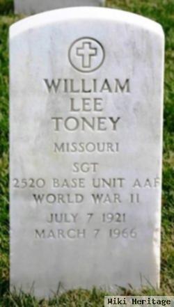 William Lee Toney