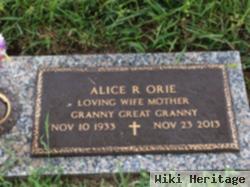 Alice R Orie