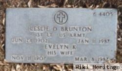 Evelyn K Brunton