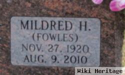 Mildred H. Fowles Carlson