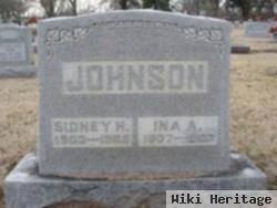 Sidney H Johnson