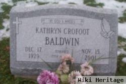 Kathryn Margaret Crofoot Baldwin