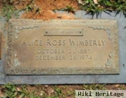 Alice Ross Wimberly