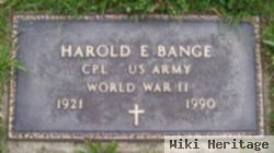 Harold Ervin Bange