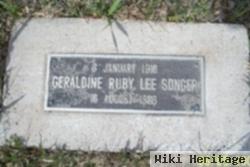 Geraldine Ruby "gerri" Lee Songer