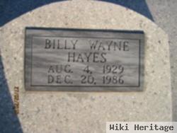 Billy Wayne Hayes