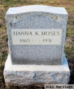 Hanna K. Richardson Moses