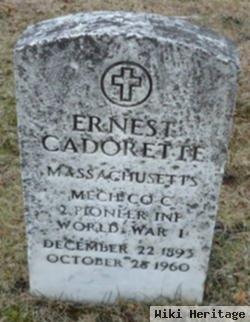 Ernest Cadorete