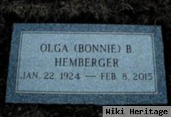 Olga B "bonnie" Hemberger