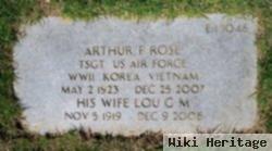 Sgt Arthur F. Rose